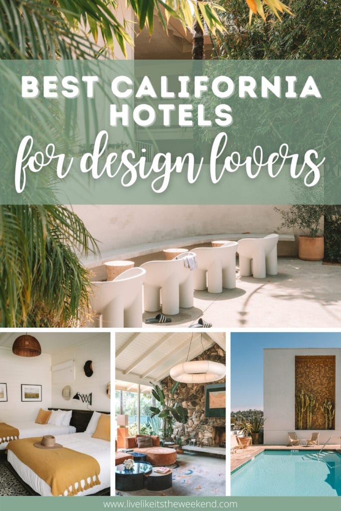 mejores hoteles boutique en California pin cover