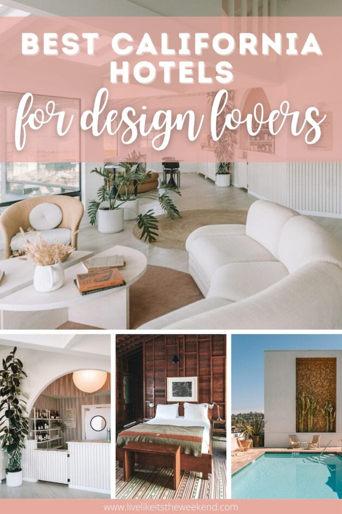 mejores hoteles boutique en California pin cover