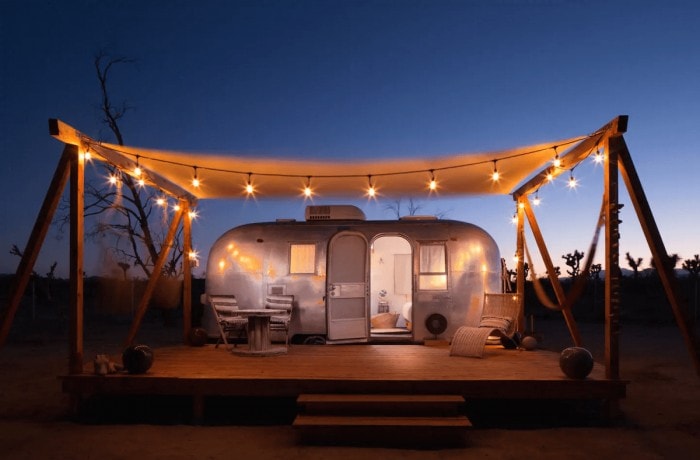 Corriente de aire mercante en Joshua Tree