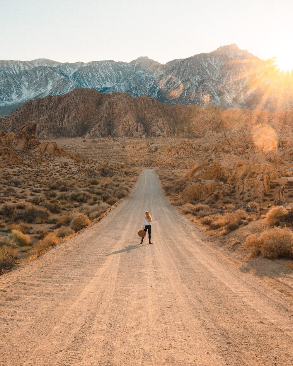 Carretera de cine en Alabama Hills