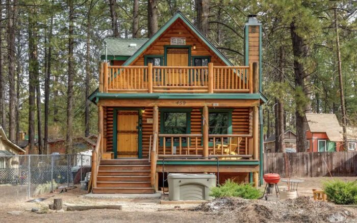 Cabaña Bear Lake Hideaway Airbnb con spa