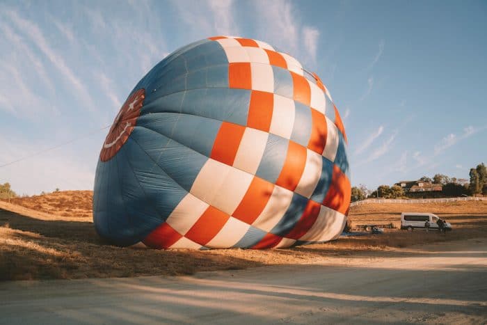 Instalación de Magical Adventure Balloons en Temecula