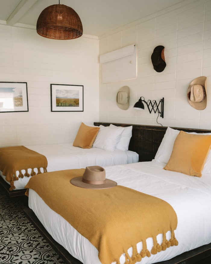 Interior de la habitación en Cuyama Buckhorn