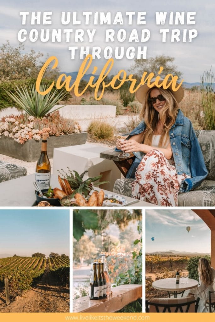 Publicación de blog sobre las mejores regiones vinícolas de California