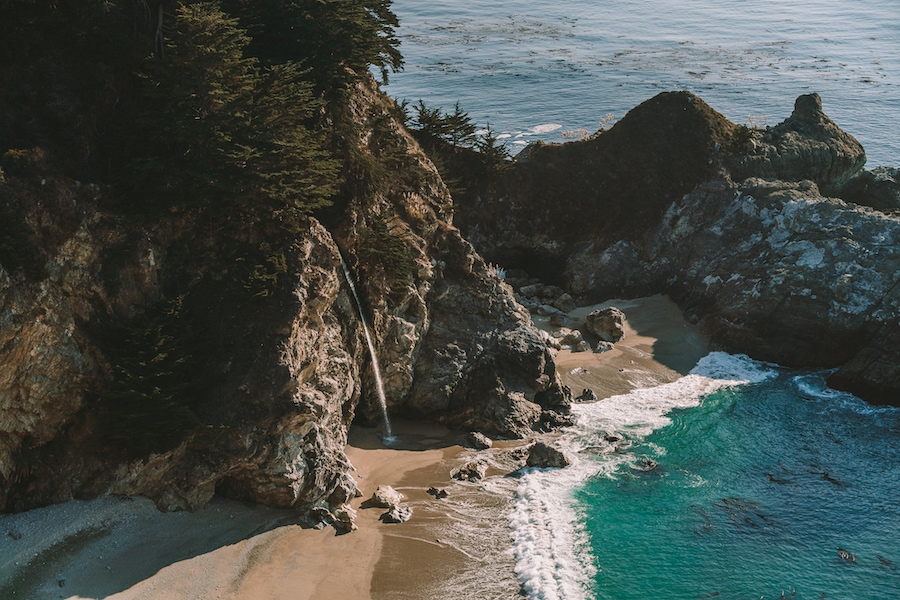 Blog de viaje por carretera de McWay Falls for Big Sur