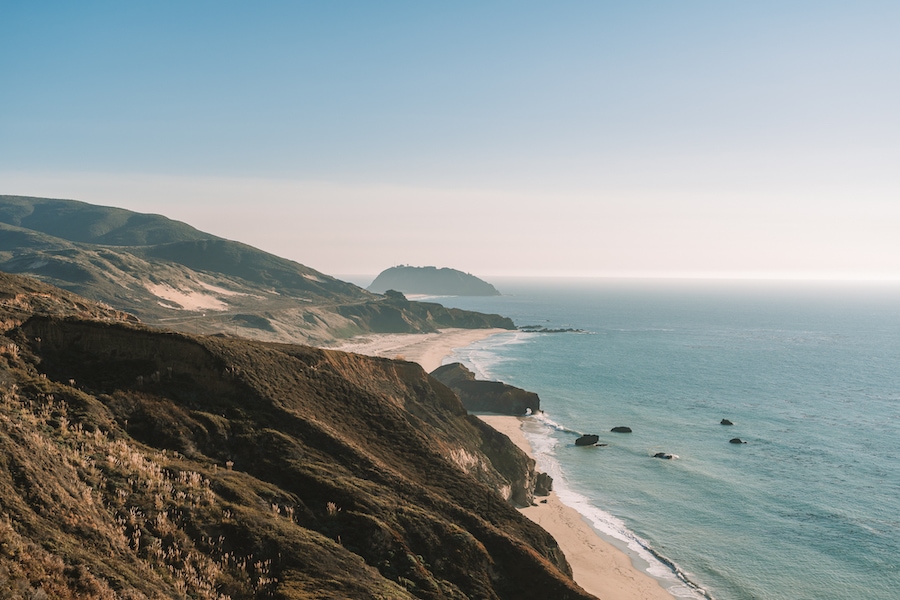 Costa de Big Sur para el blog de viaje por carretera de Big Sur