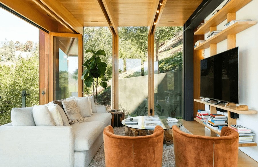 Sala de estar de Boxhouse Laurel Canyon