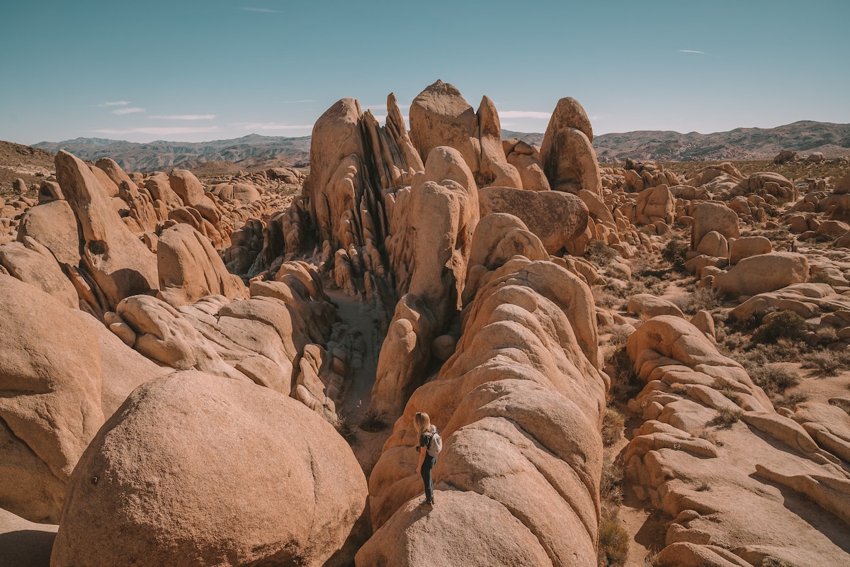 Parque Nacional Joshua Tree, California en invierno