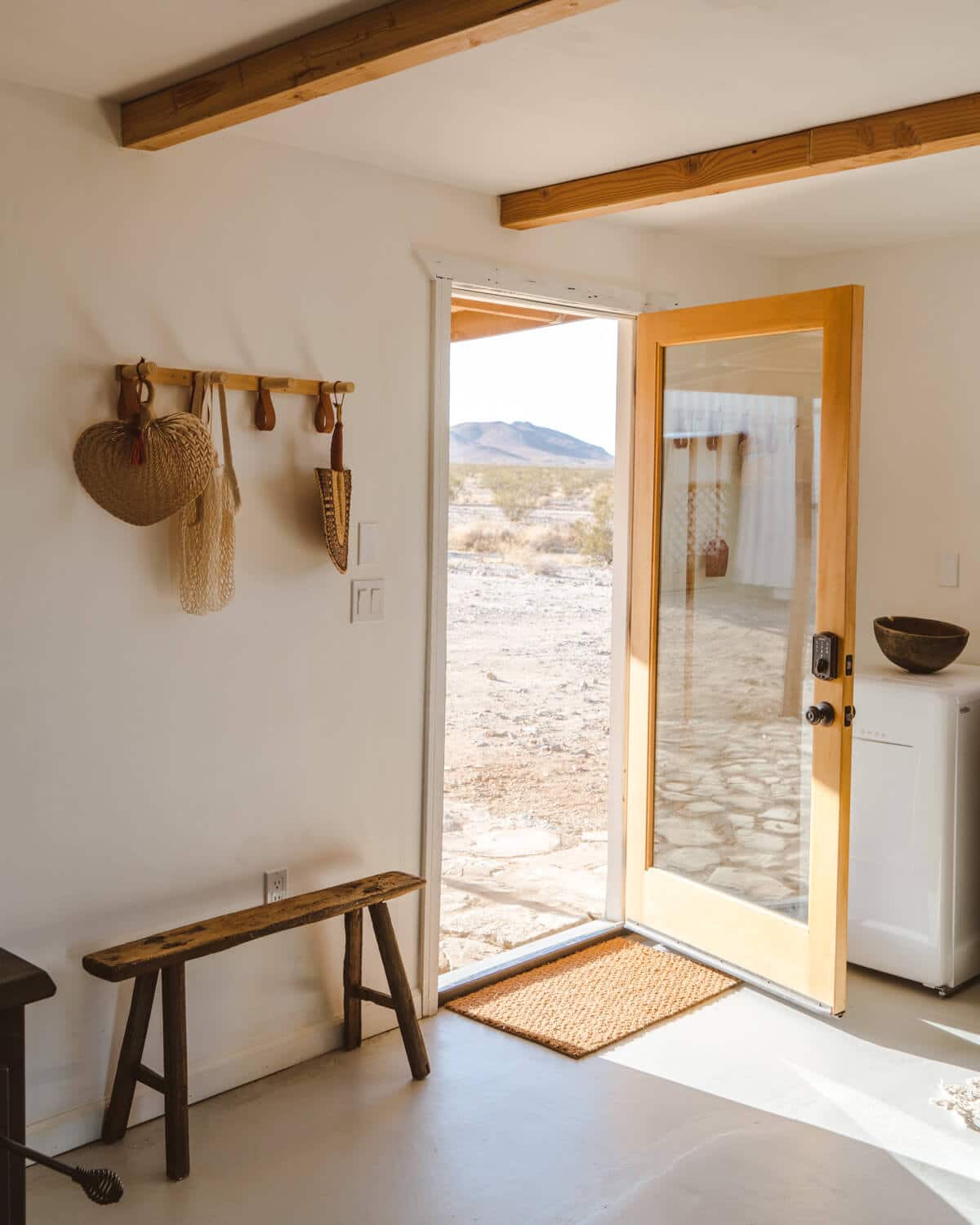 Una estancia remota y acogedora en El Rancho Joshua Tree