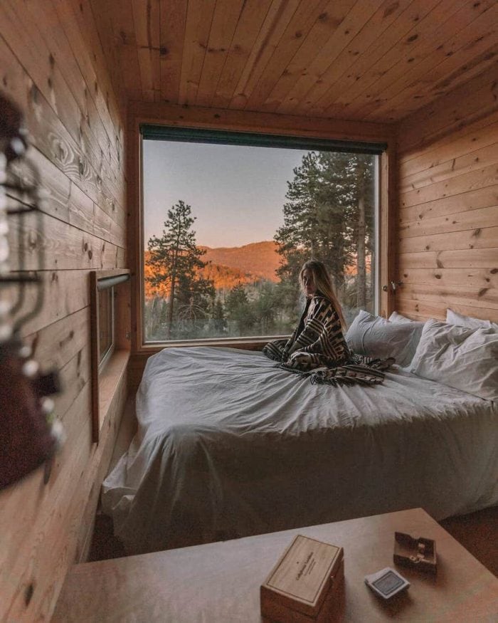 Michelle Halpern en la escapada House Big Bear