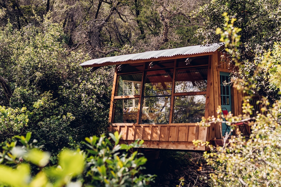 Glamping en cabañas en California