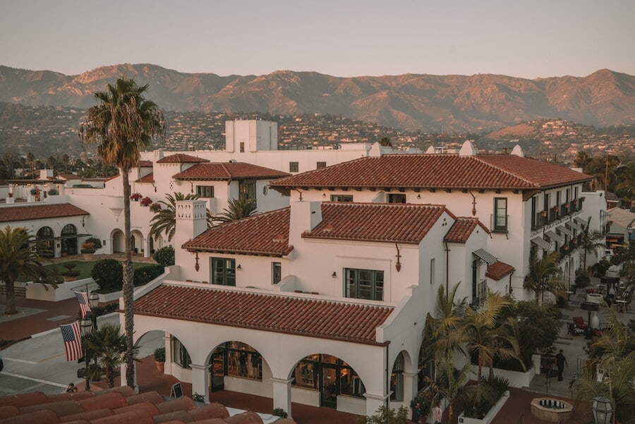 Hotel Californian en Santa Bárbara para California en verano