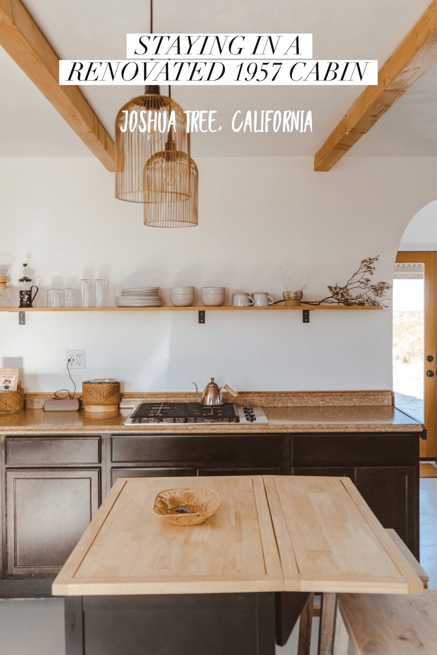 Una estancia remota y acogedora en El Rancho Joshua Tree
