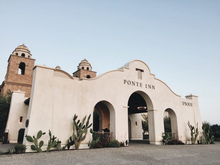 Entrada de Ponte Vineyard Temecula