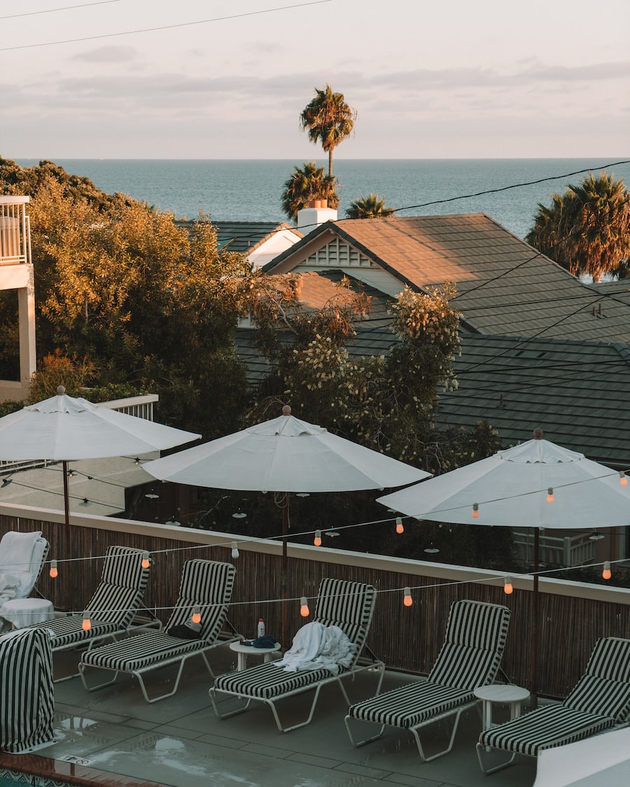 Tumbonas en Laguna Beach House