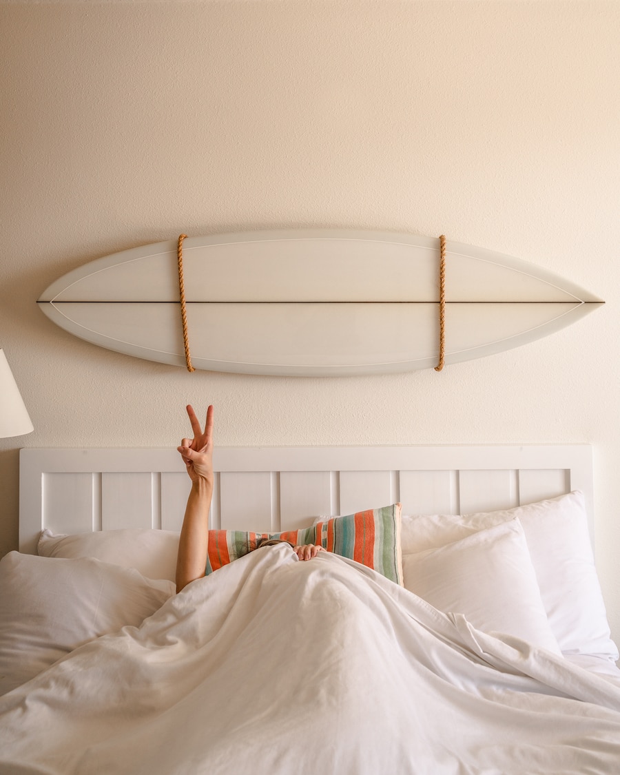 Michelle Halpern en el hotel Laguna Beach House