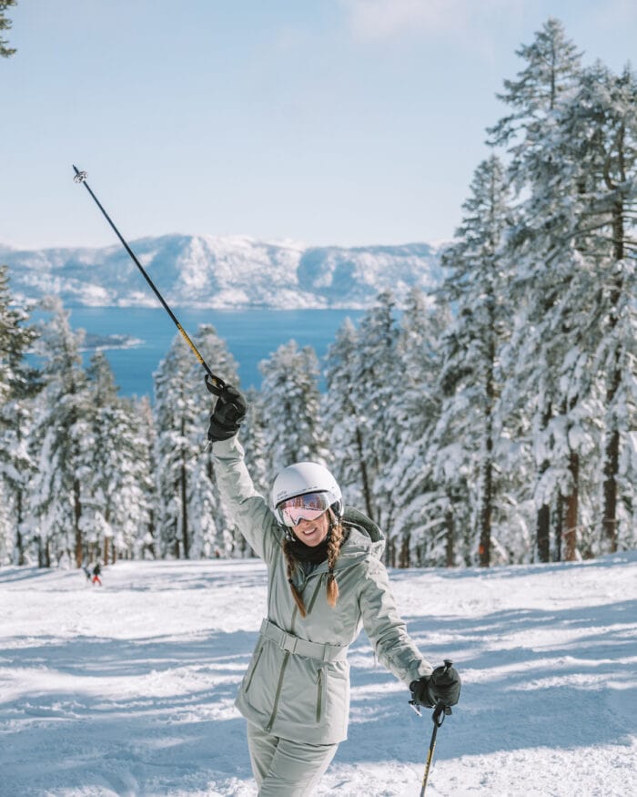 Vista del lago Tahoe desde Northstar California Resort