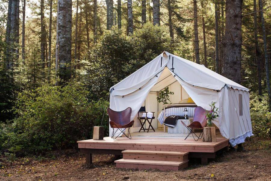 tienda glamping arboleda de mendocino
