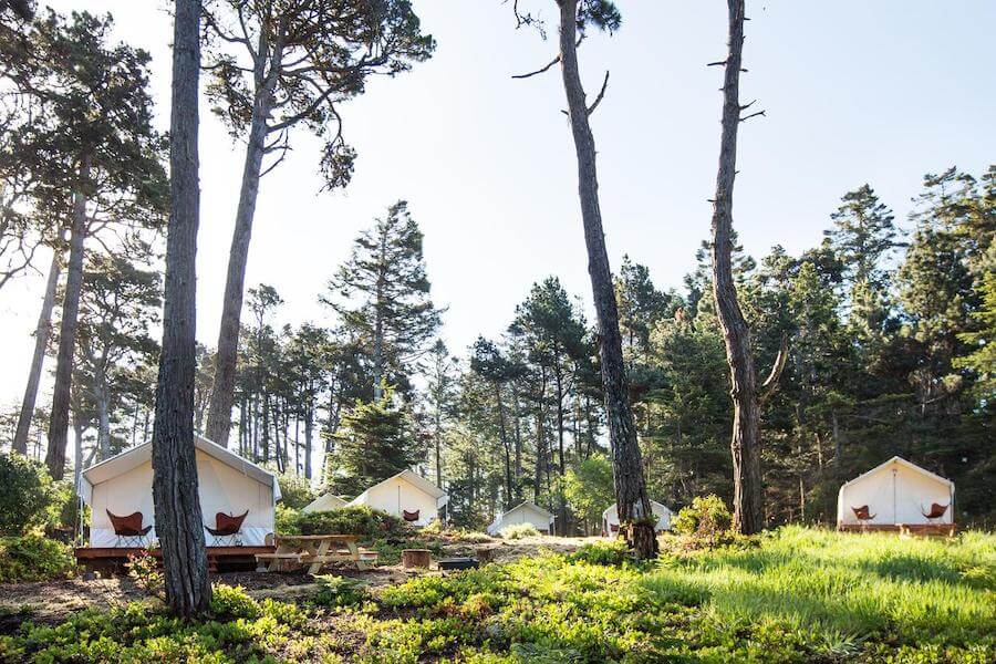 Tienda glamping de Mendocino Grove