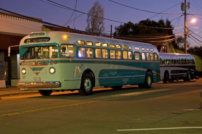 Foto del Pacific Bus Museum a través de la página de FB