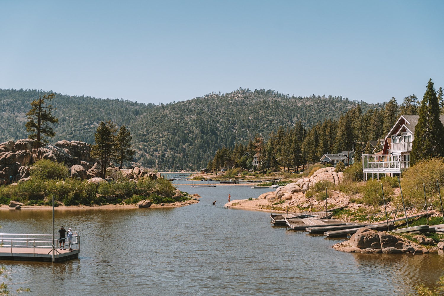 Parque de la bahía de Boulder en Big Bear