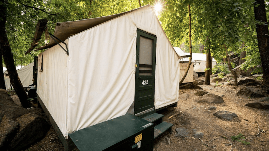 Tienda glamping Curry Village en Yosemite