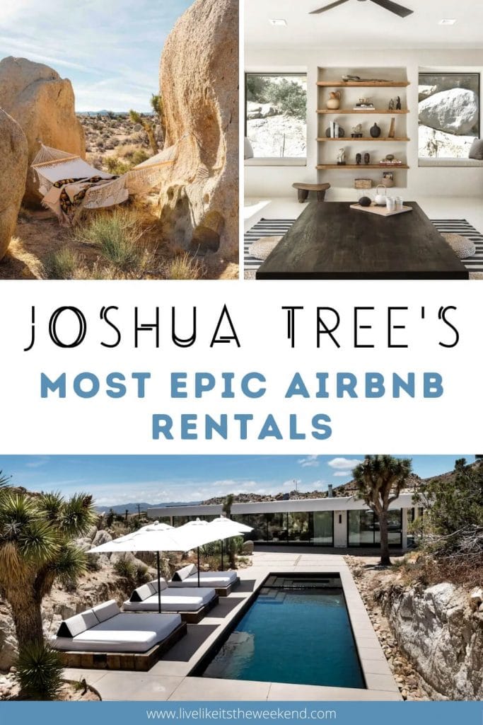 Imagen de Pinterest de los airbnbs más épicos en Joshua Tree