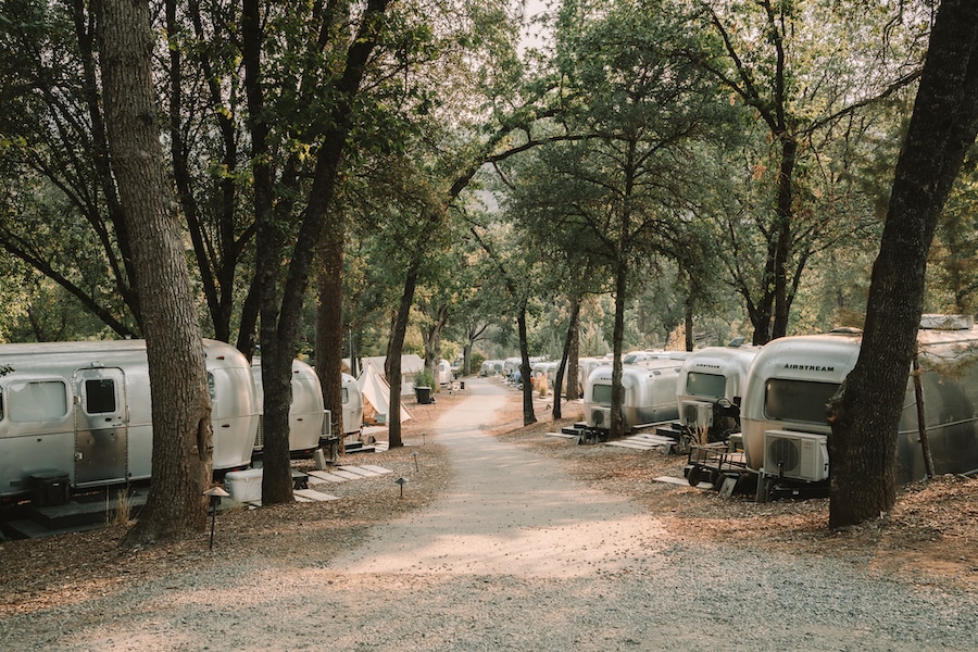 Corrientes de aire en Autocamp Yosemite