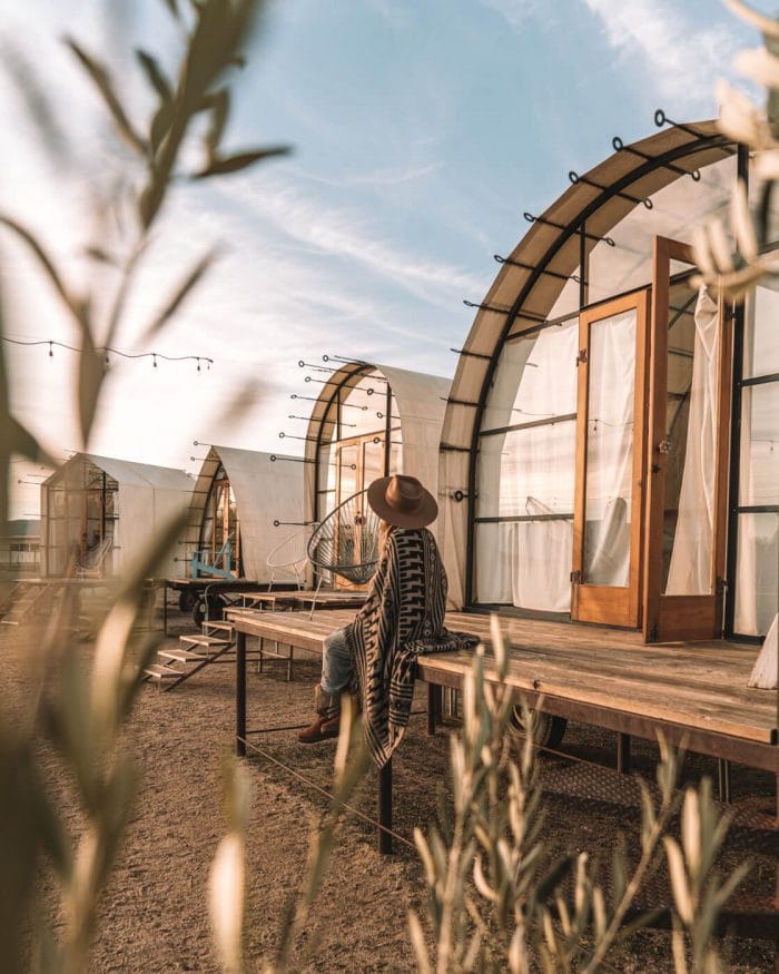 Glamping en Blue Sky Center en California