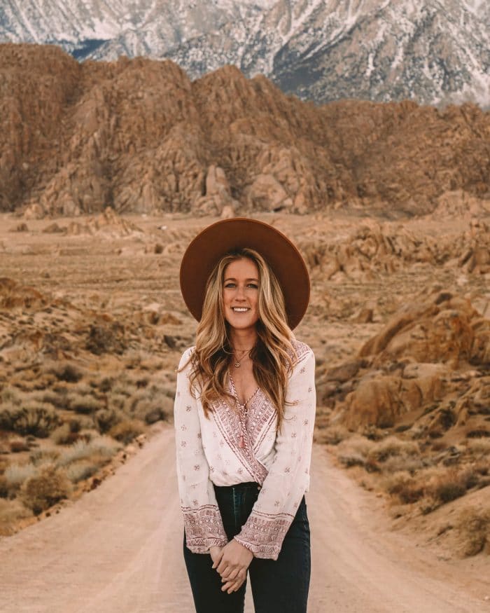 Michelle Halpern de Vive como si fuera el fin de semana en Alabama Hills