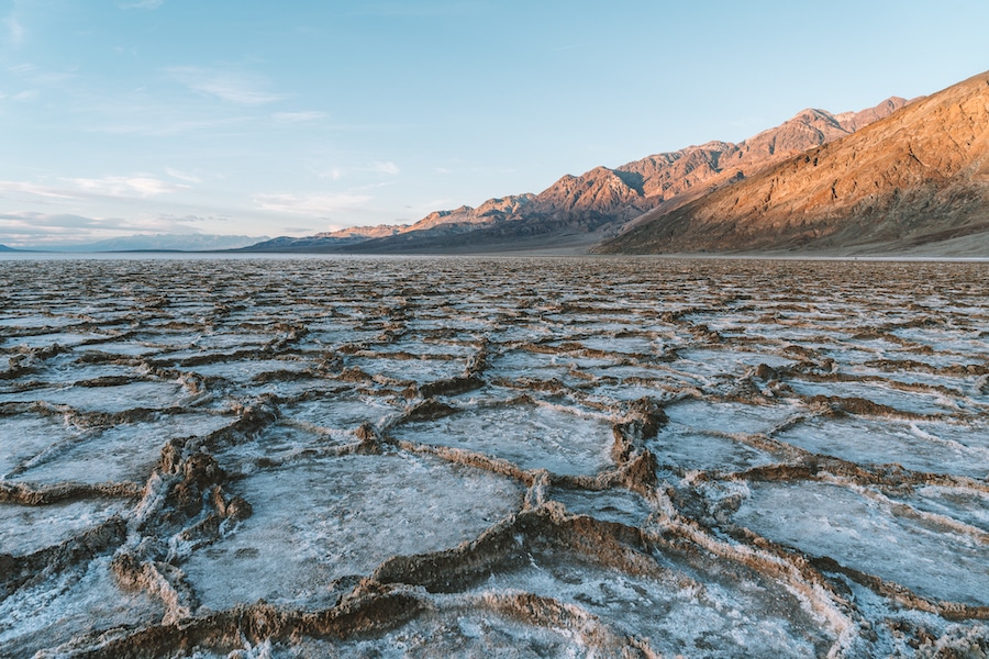 Salt Flats para lugares únicos para visitar en California