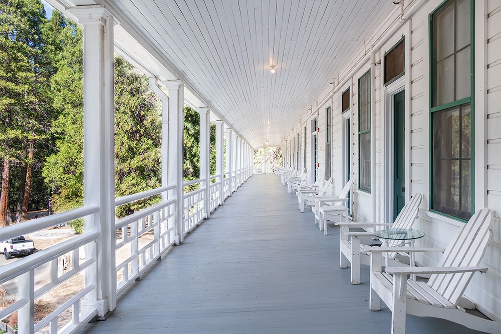 Terraza del Hotel Wawona