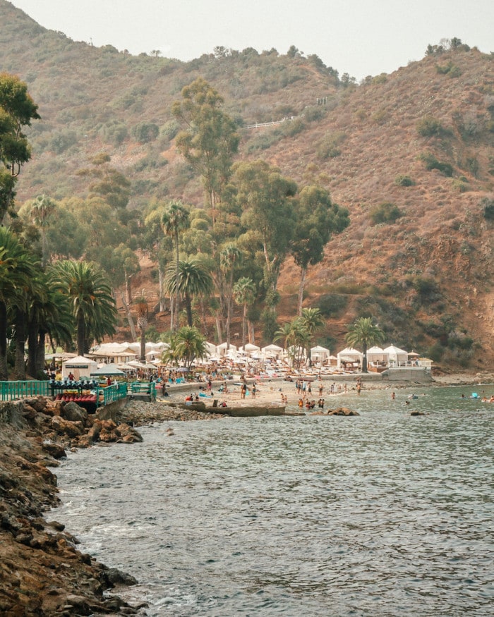 Vista del Club de Playa Descanso