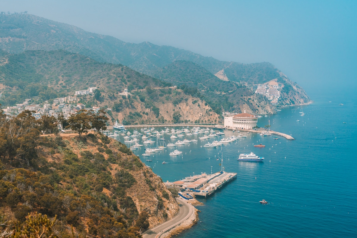 Vista de la Isla Catalina