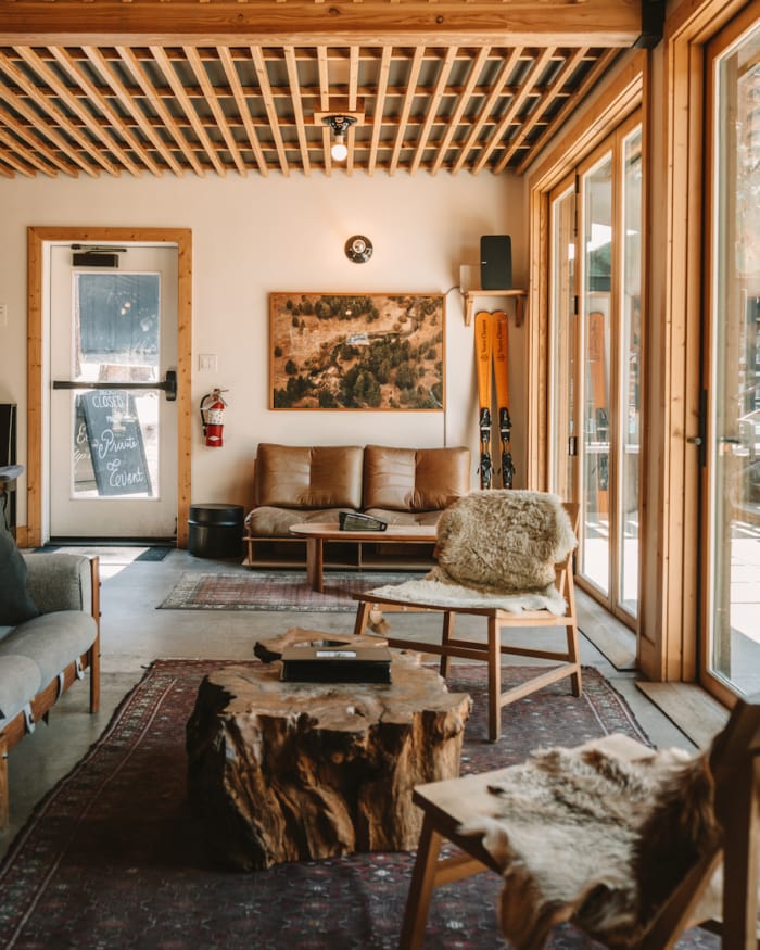 Diseño de interiores dentro del Hotel Coachman