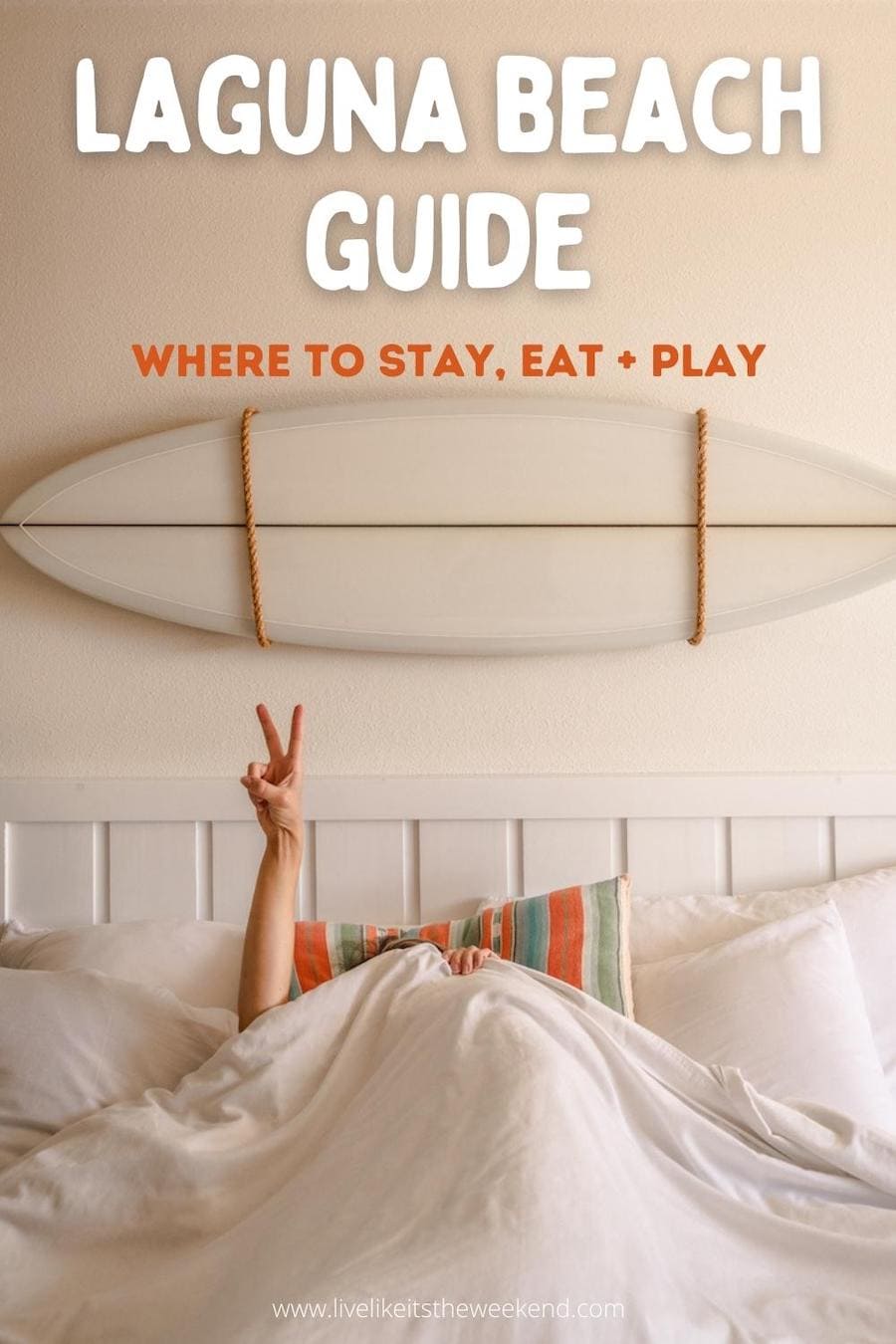 Portada del pin del blog de la guía de fin de semana de Laguna Beach