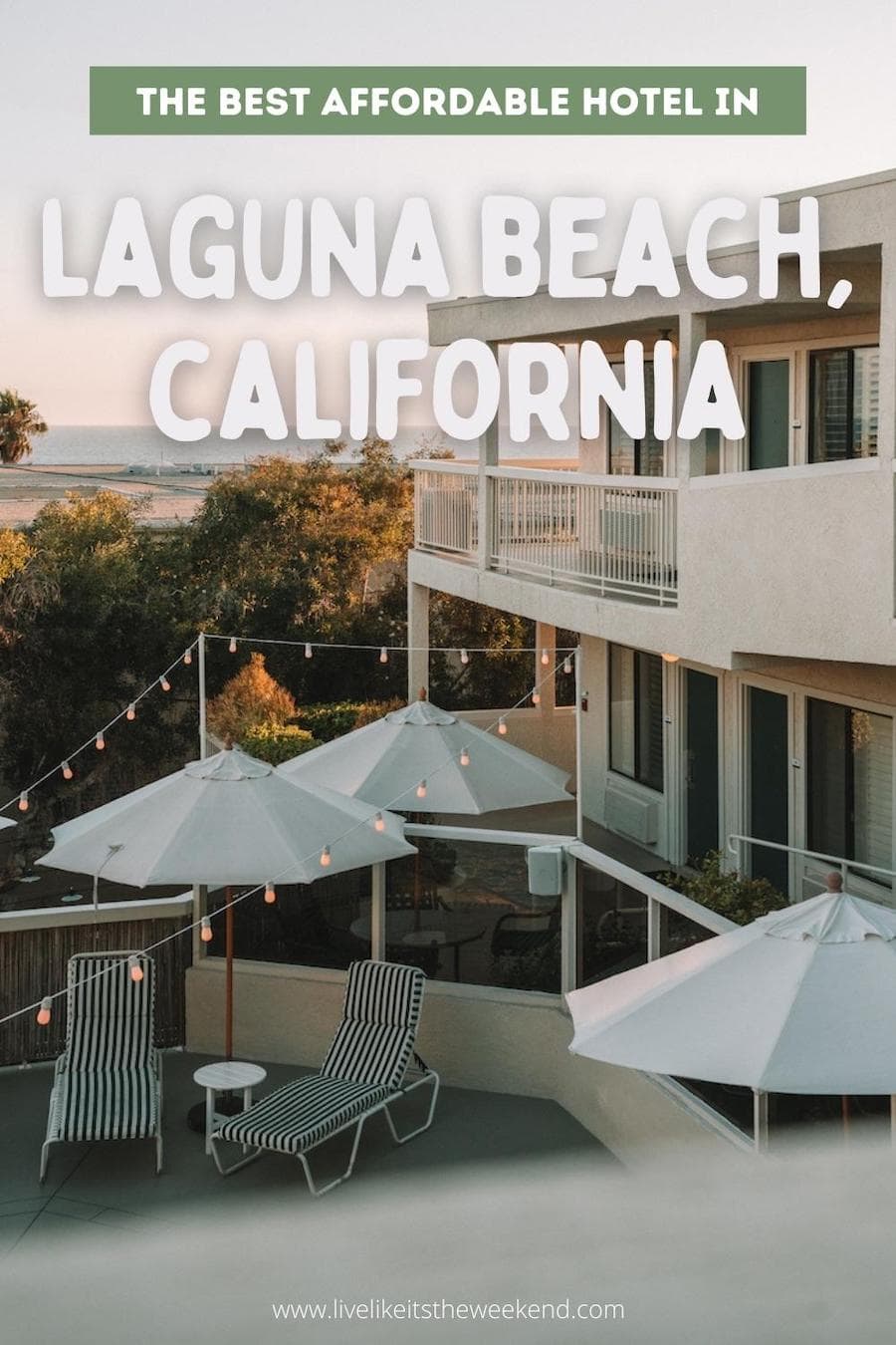 Portada de pinterest de la reseña del hotel Laguna Beach House