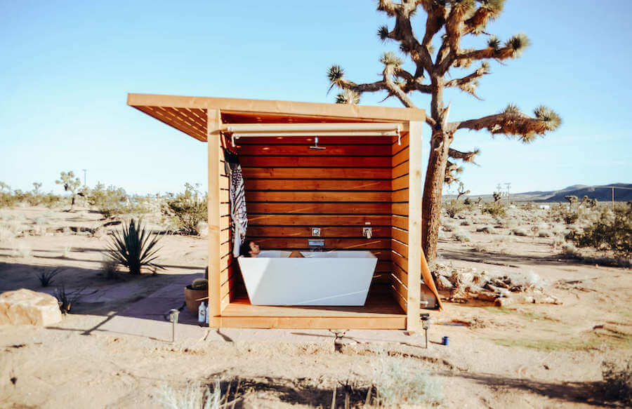 Bañera exterior Luna Vista Ranch