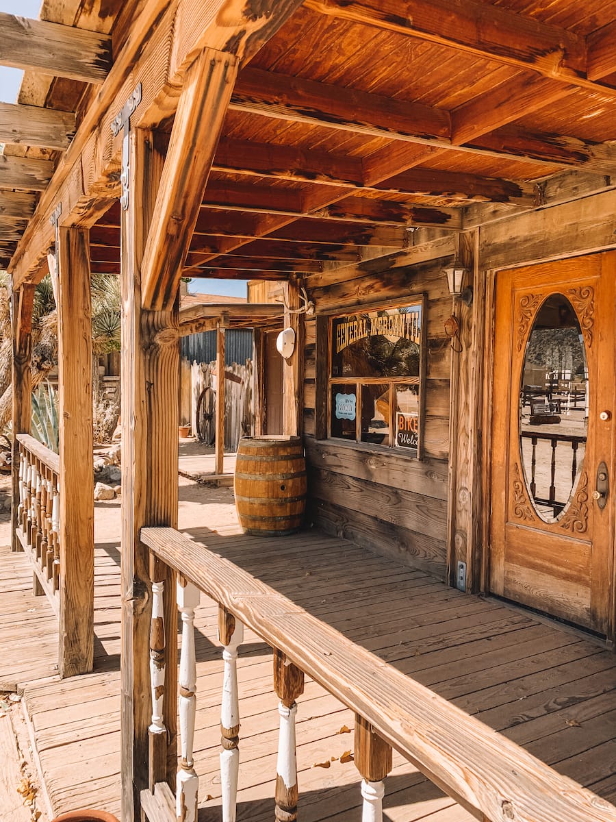 Tienda de souvenirs en Pioneertown Joshua Tree