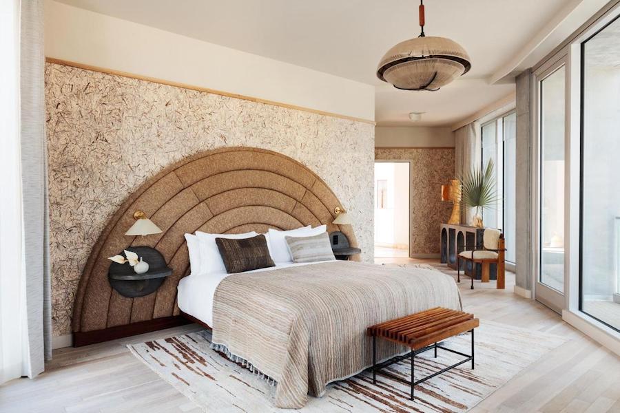 Diseño de habitaciones en el hotel Santa Monica Proper