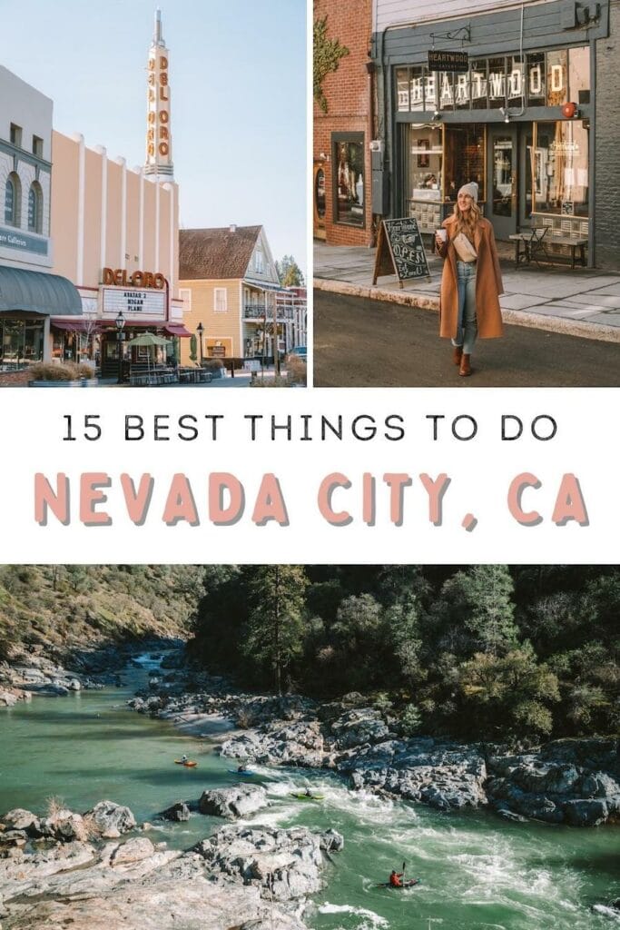 Pin cover para la guía del blog de cosas que hacer en la ciudad de Nevada