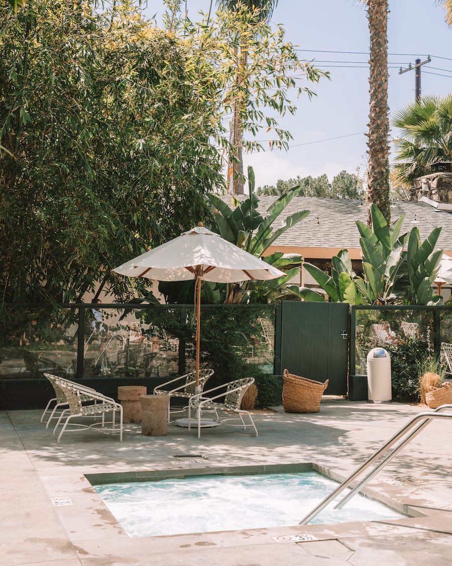 Bañera de hidromasaje en Capri en Ojai